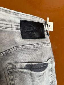 Roadster Gray Denim Skinny Jeans