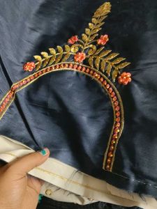 Embroidered Kurta Material neck