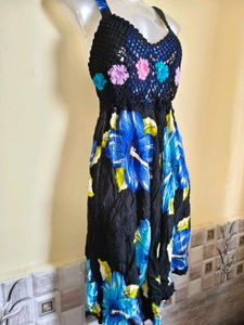 BOGO🎁Buy One Get 1 Free🎁Floral Crochet Sundress