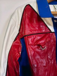 Unique Color Block Jacket Defective piece