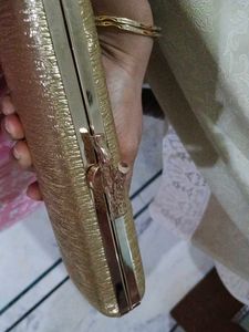 Elegant Gold Clutch