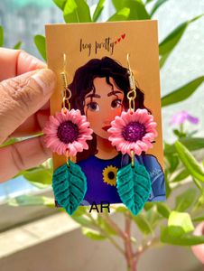 Floral Leafy Earring