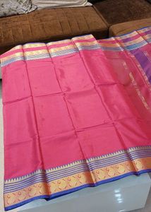 Soft Cotton Saree 💜
