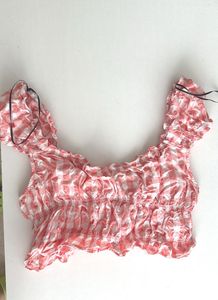 Cute Checkered Crop Top