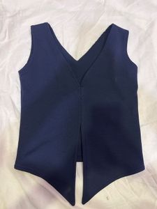 Reversible Y2K V-Neck Top