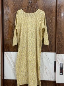 Striped Floral Kurta 46 Size
