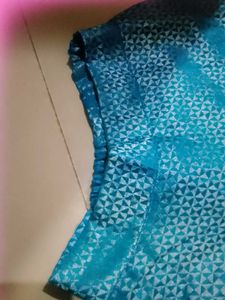 Beautiful Blue And Grey Skirt