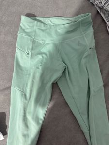 Cute Light Green Athletic Leggings