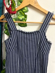 Striped Bodycon Midi Dress