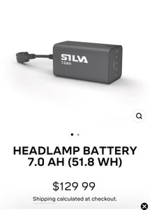 Silva 7.0Ah Battery Pack for Headlamp