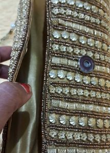 Party Wear Purse Golden