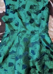 Green Patterned Dress