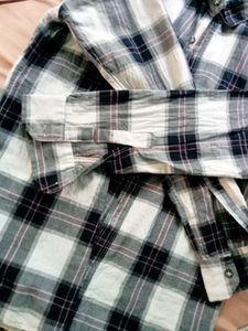 Men&#39;s Plaid Shirt Sleeve Button Down