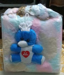 Pastel Plush Handbag with Teddy