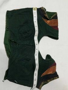 Green Readymade Saree Blouse