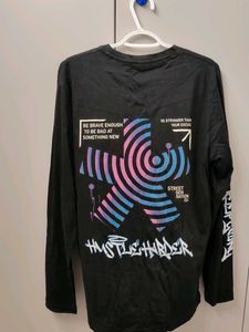 Black Long Sleeve Slim fitT-Shirt
