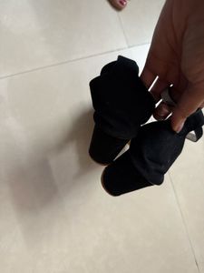 Black Ankle Strap Heels