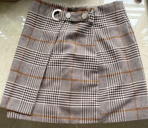 Plaid Mini Skirt