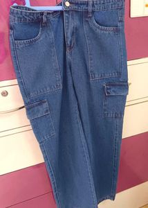 Blue Cargo Jeans