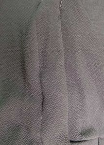 Grey Textured Dress Pants