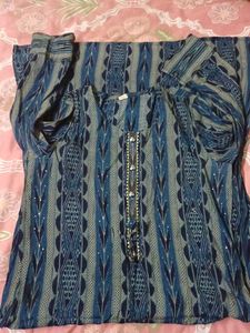 Sambalpuri  Print Kurti Set