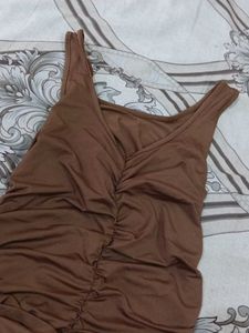 Ruched Bodycon,  Midi Dress