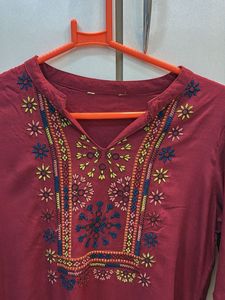 Elegant Embroidered Kurta Dress