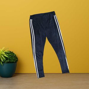 women navy blue skinny lowver size 30 (O-82)