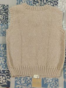 Beize Colour Half Sleeve Hand nit Sweater
