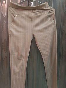 COFFEE BROWN COLOR JEGGING.