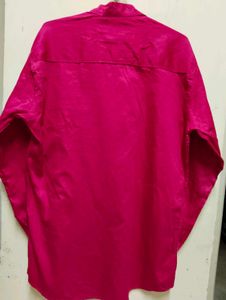 Stylish Pink Kurta With Buttons