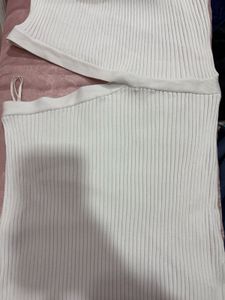 White Cut Out Body Con