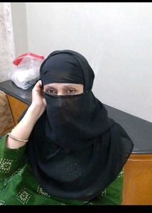 Elegant Black Niqab duptta stall