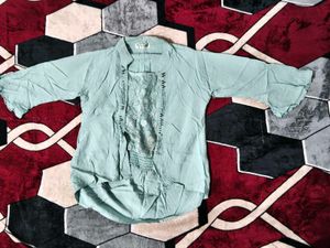 Elegant crop Lace Top with attached jacket