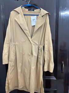 Elegant Tan Trench Coat