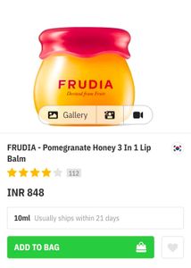 Lipmask And Lipbalm From Kbeauty Brand Frudia