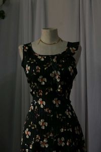 Floral Asymmetric Dress