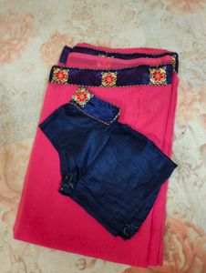 Saree With Blouse 💗