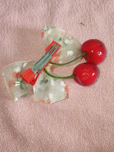 Cute Cherry Hair Clips - Set of 2