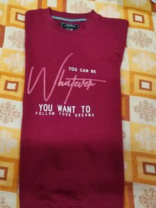 Stylish Maroon Graphic T-Shirt