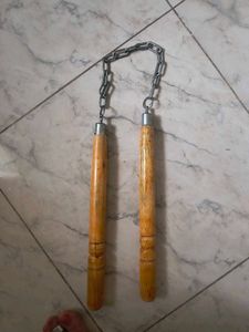 Wooden Chain Gymnastics Stick