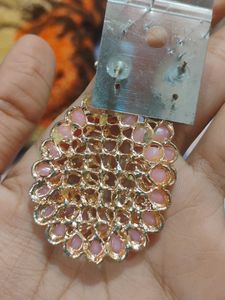 Pink Dangle Earrings