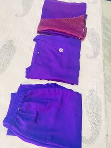 Purple Ethnic Kurta Set