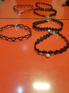 Black Lace Chokers