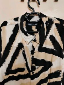 Celio Abstract Print Men's Shirt, OverSize