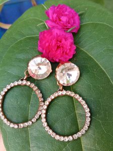 Sparkling Hoop Earrings