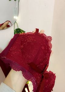 Red Lace Bra