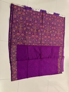 Purple Floral Saree