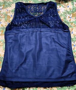 Lace &amp; Animal Print Top