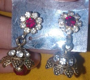 Vintage Style Jhumka Earrings